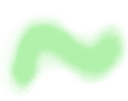 Abstract pale green organic shape with soft textured edges