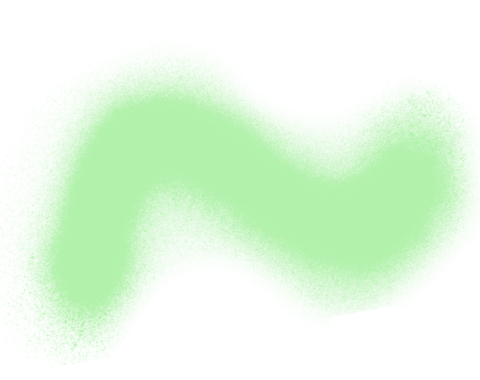 Abstract pale green organic shape with soft textured edges